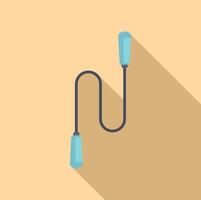 Cartoon jump rope on a pastel background vector