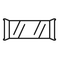 illustration of a simple candy wrapper vector