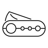 illustration of a toggle switch icon vector