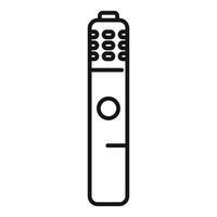 Modern universal remote control line icon vector