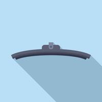 Flat design illustration of a windshield wiper vector