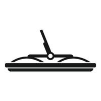 Simplistic icon depicting a sundial, suitable for educational materials and timerelated designs vector