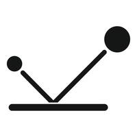 Black and white illustration of a balanced scale, symbolizing equality and justice vector