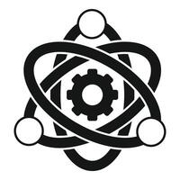 Abstract science and technology icon vector