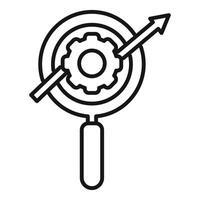 Search engine optimization concept icon vector