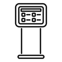Digital floor scale icon design vector