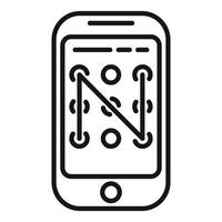 illustration of a smartphone with analytics and growth chart, representing data analysis vector