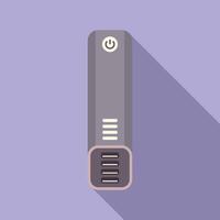 moderno digital poder botón icono ilustración vector