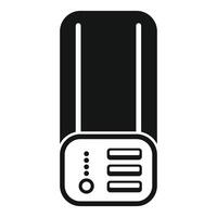 Wireless network router icon illustration vector