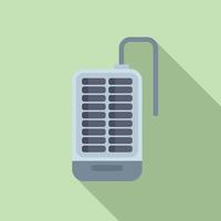 Flat design illustration of a portable speaker vector