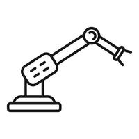 Outline of a desk microphone vector