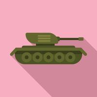 dibujos animados militar tanque en rosado antecedentes vector