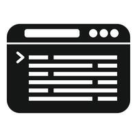 Modern web browser interface icon vector