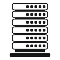 illustration of server rack icon vector