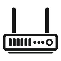 illustration of a wireless router symbol for web use vector