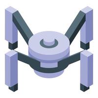 Highquality graphic of a modern isometric drone design vector