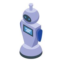 Isometric illustration of a modern robot vector