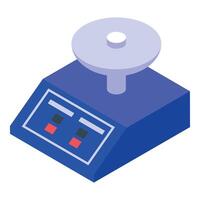 illustration of a colorful isometric hard drive with led indicators vector