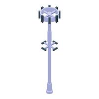 Isometric view of a cell tower illustration vector