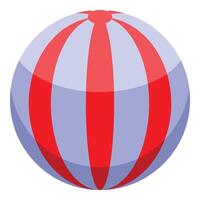 Colorful beach ball illustration vector