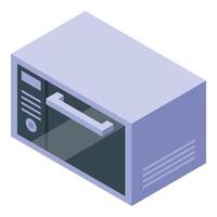 3d isometric illustration of a modern, sleek computer tower with detailed design vector