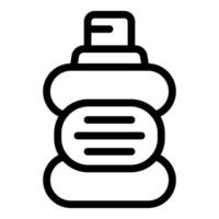 Icon of portable water bottle vector