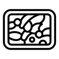 Abstract geometric shapes in black and white vector