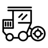 Black and white train icon illustration vector