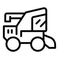 Icon of a construction vehicle vector