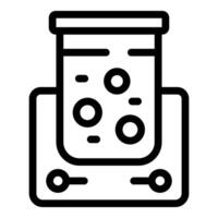 Laboratory test tube icon illustration vector