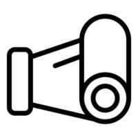Modern line icon of camera vector