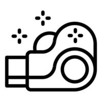 Flat design camera icon illustration vector