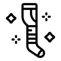 Prosthetic leg icon on white background vector