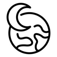 resumen yin yang símbolo ilustración vector