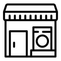 Icon of a modern store building vector