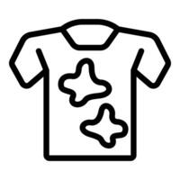 Cartoon tshirt with star patterns vector