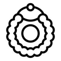 Black and white line art of a decorative vintage frame suitable for invitations and logos vector