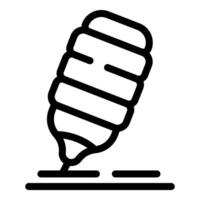 Black and white icon of a tornado vector