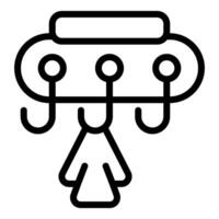 Simplified black line icon of a click and pointer vector