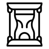 Classic sand hourglass icon illustration vector