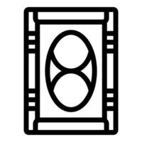 negro y blanco ilustración de un clásico película carrete icono, simbolizando cine y medios de comunicación vector