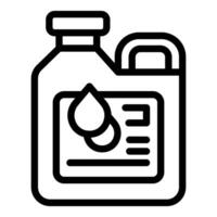 icon of oil container vector