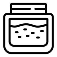 illustration of a jar icon vector