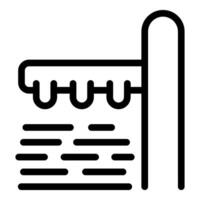 Abstract legal document icon with scale of justice vector