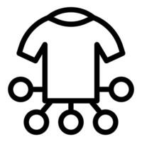 Tshirt network icon illustration vector