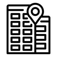 Location pin on map icon vector