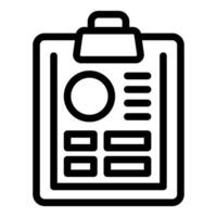 illustration of clipboard with checklist icon vector