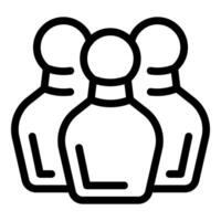 Line icon of three spice jars, ideal for kitchenware graphics vector