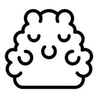 Abstract cloud shape doodle icon vector