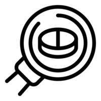 Black and white power button icon vector